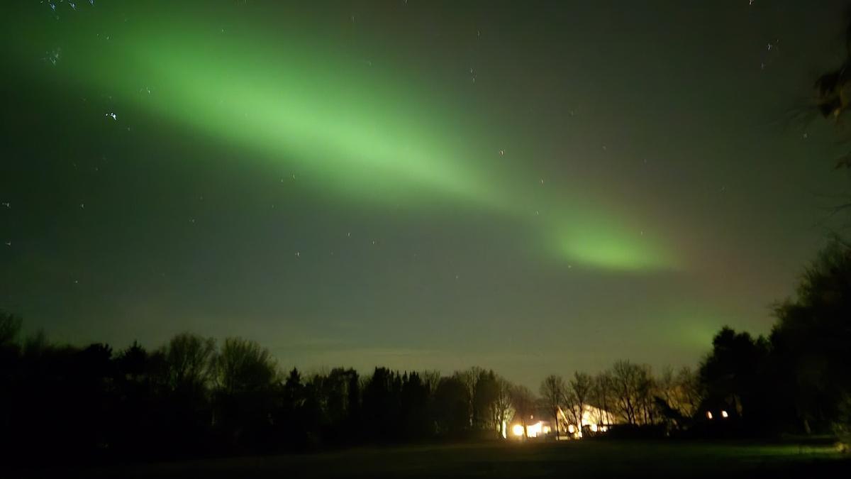 Polarlichter vor der Haustür