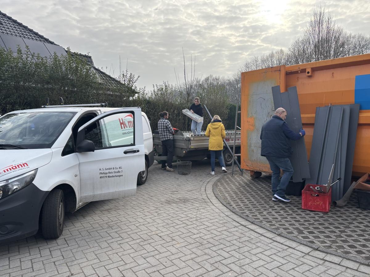 Voller Einsatz für die Kleinsten: Erfolgreiche Schrottsammlung des Fördervereins „Ein Herz für Elisabeth“