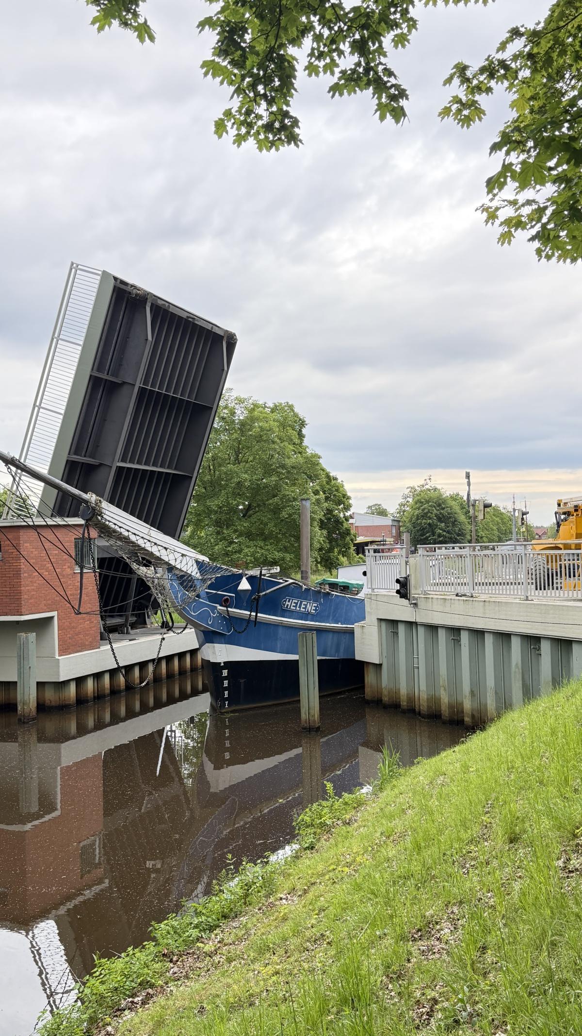 Die "Helene" ist nun "oben ohne"