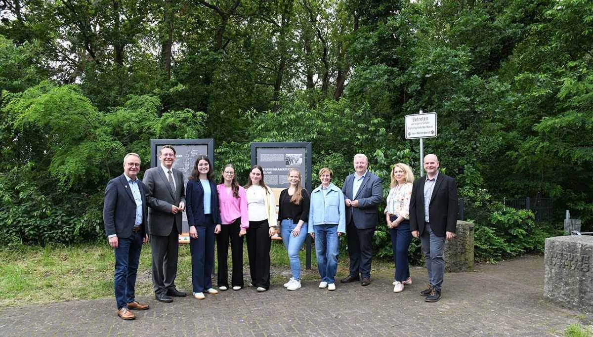 Projekt zur Neubeschilderung der Kriegsgräberstätte Wesuwe