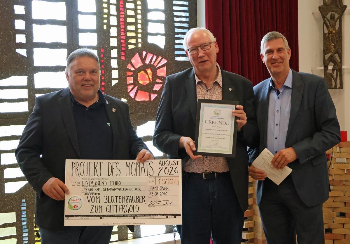 Bingo-Preis für "Gittergold" aus Meppen