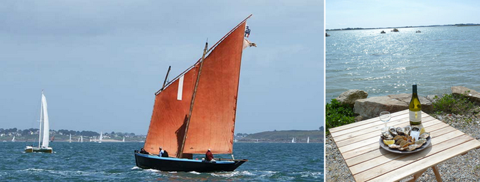 Le sentier Sinagots à Séné au bord du Golfe du Morbihan