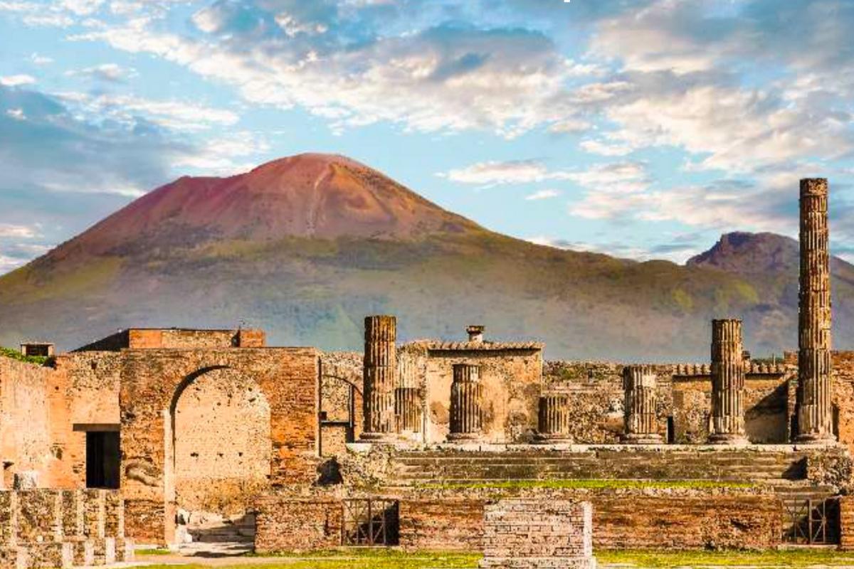 The ruins of Pompeii