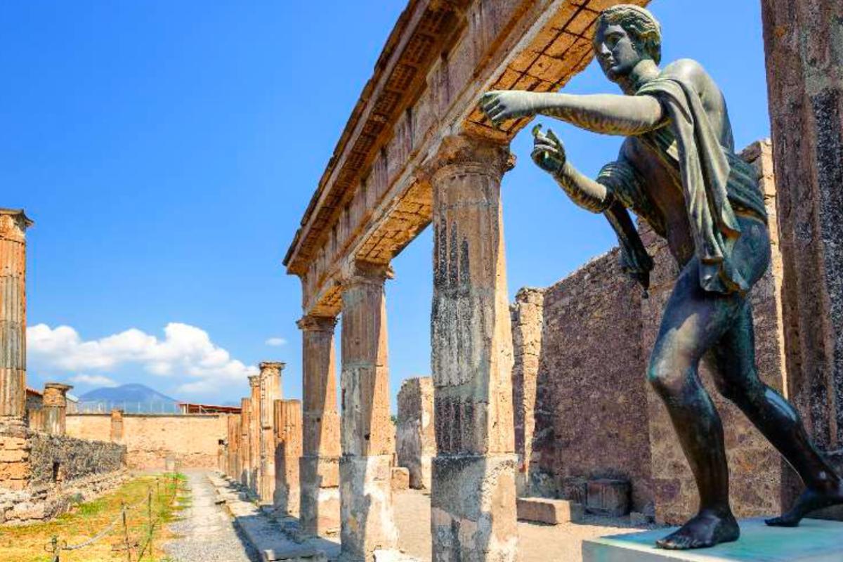 The ruins of Pompeii