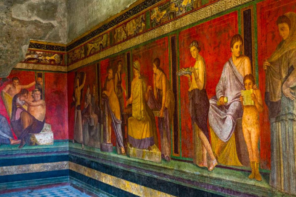 The ruins of Pompeii