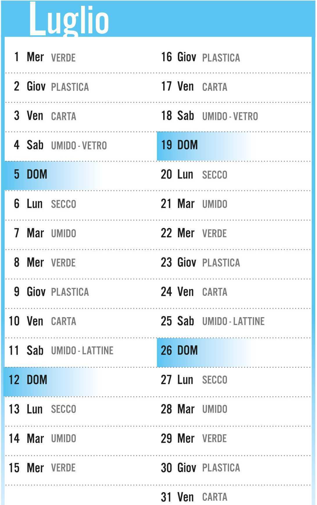 Calendario