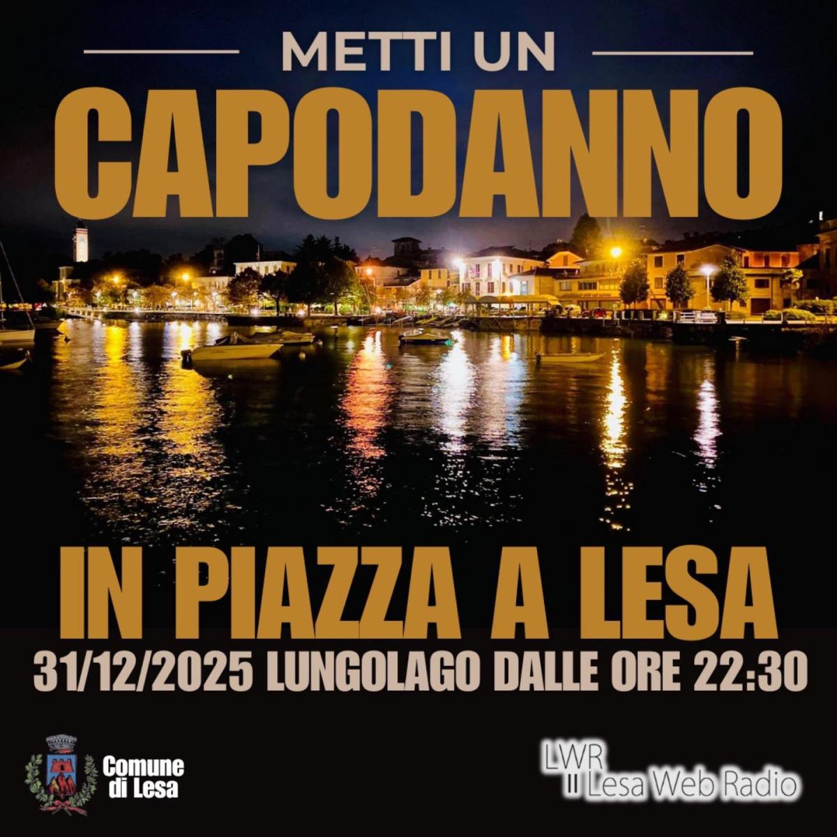 Capodanno 2026 sul lungolago! (dalle ore 22.30)