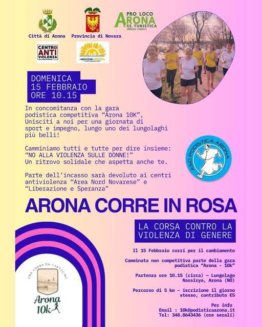 Camminata contro la violenza di genere - Arona (Inizio ore 10:15)