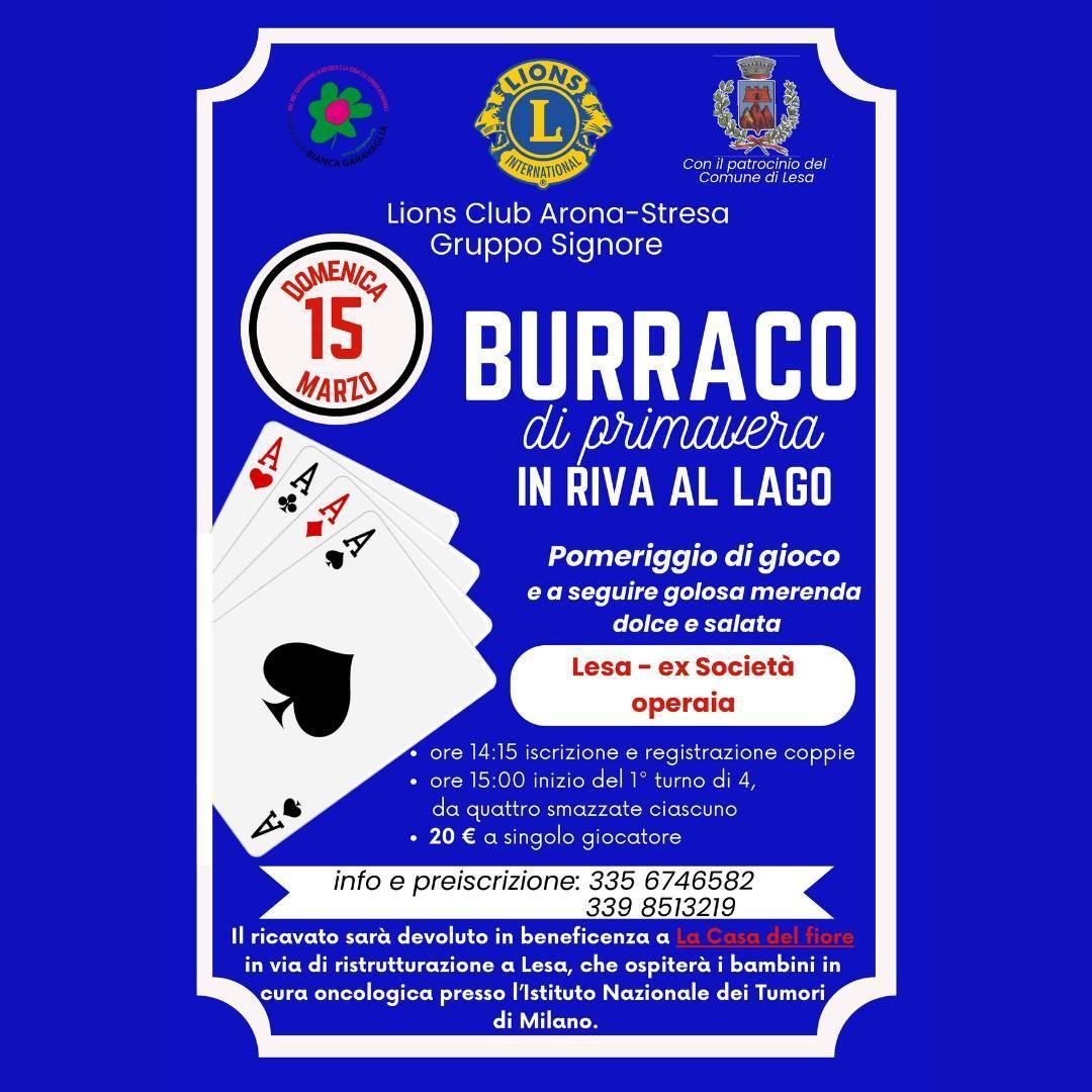 Burraco di Primavera in Riva al Lago (dalle ore 14.15)