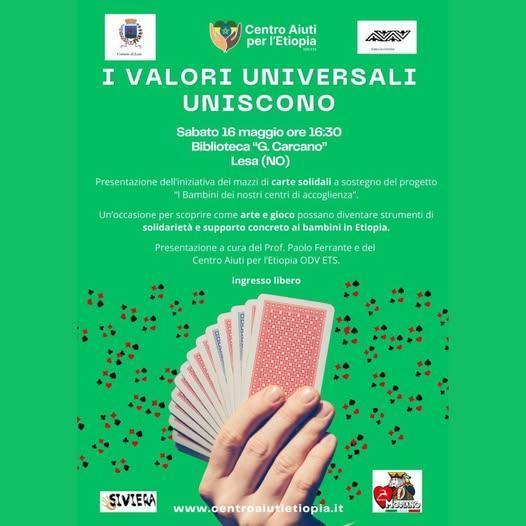 I Valori Universali Uniscono (inizio ore 16.30)