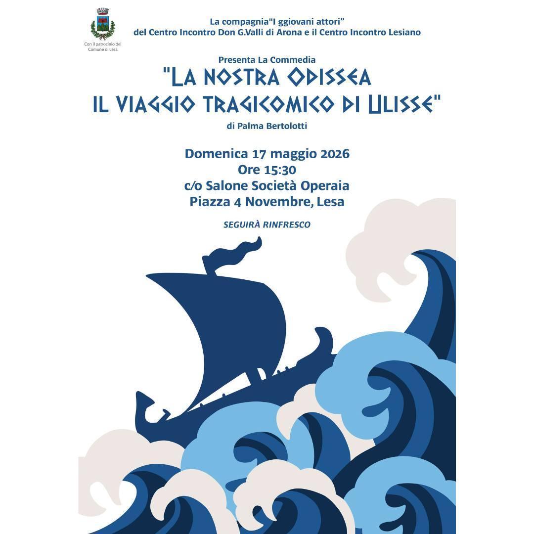 "La Nostra Odissea il Viaggio Tragicomico di Ulisse" (inizio ore 15.30)