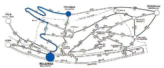 Belgirate-Calogna sulla strada della Sciarea