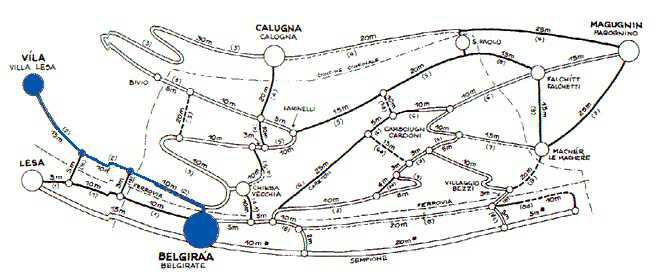 Belgirate-Lesa-Villa Lesa sulla Strada dei Varim