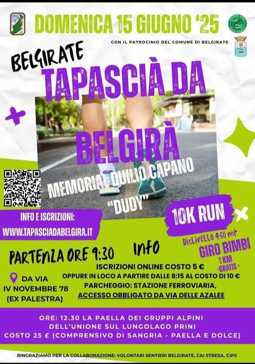 Tapascià da Belgirà - Memorial Duilio Capano "Dudy" (partenza ore 09.30)