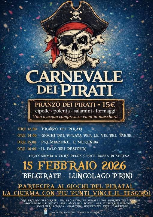Il Carnevale dei Pirati (dalle ore 12.00)