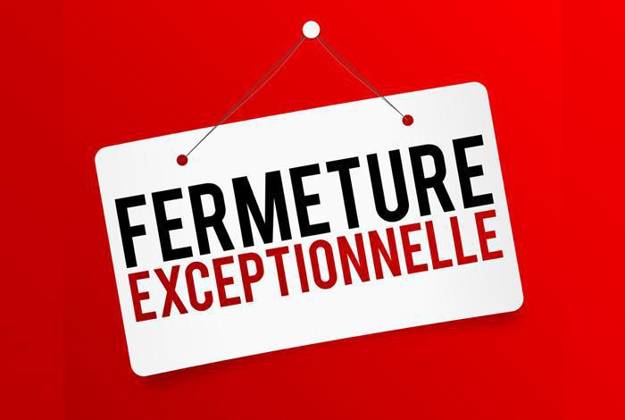 Fermeture exceptionnelle secrétariat de mairie.