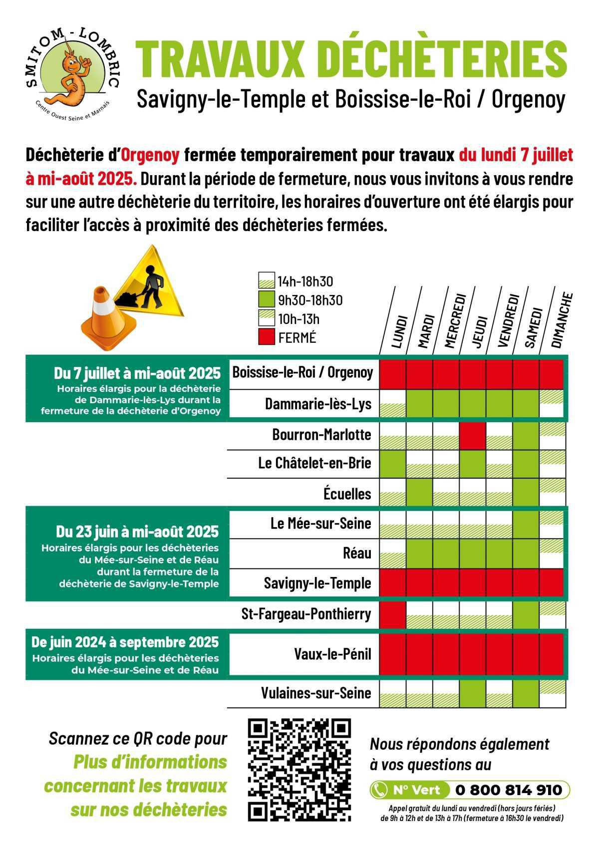 Fermeture de la déchetterie d'Orgenoy Fermeture de la déchetterie d'Orgenoy