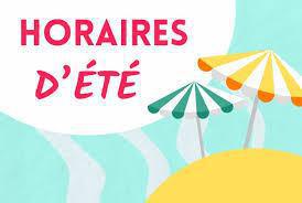 Mairie: Horaires d'été Mairie: Horaires d'été