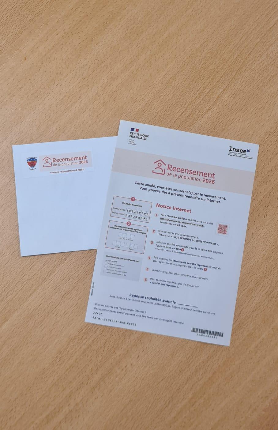 Information Recensement de la population