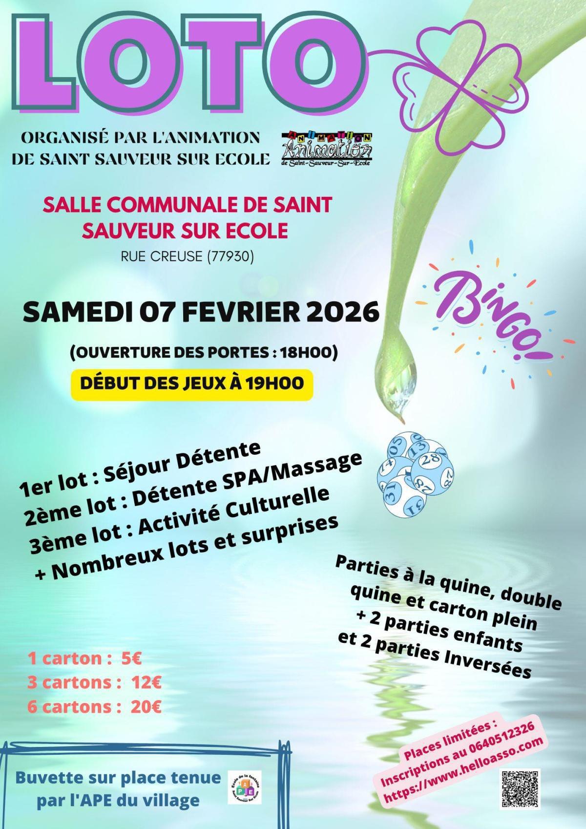 LOTO organisé par l'Animation