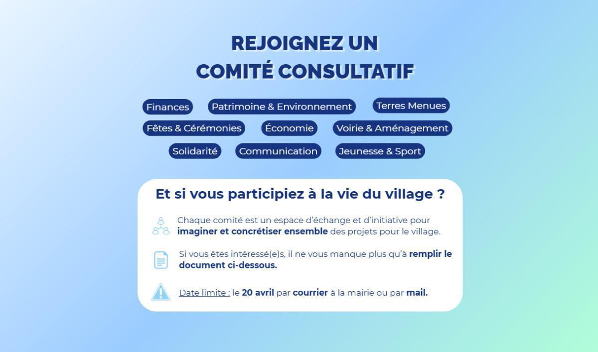 Et si vous participiez à la vie du village ? Et si vous participiez à la vie du village ?
