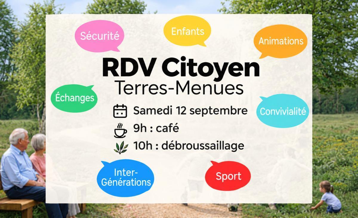 RDV Citoyen : Les Terres Menues