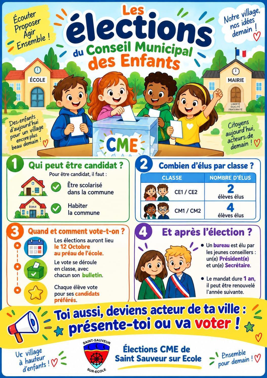 Un Conseil Municipal des Enfants pour notre village ! 