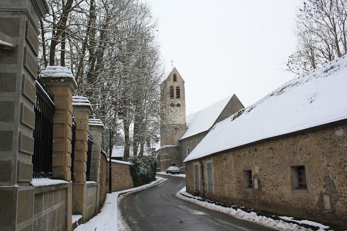 Eglise sous la  neige