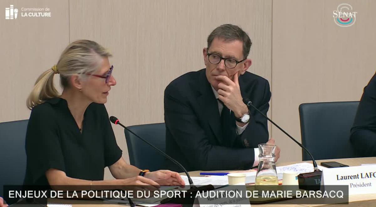 Enjeux de la politique du sport : audition de Marie Barsacq devant les sénateurs