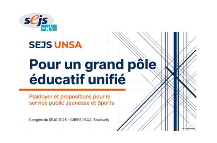 PERSPECTIVES 2026-2027 : Les orientations et revendications affichées par le SEJS 