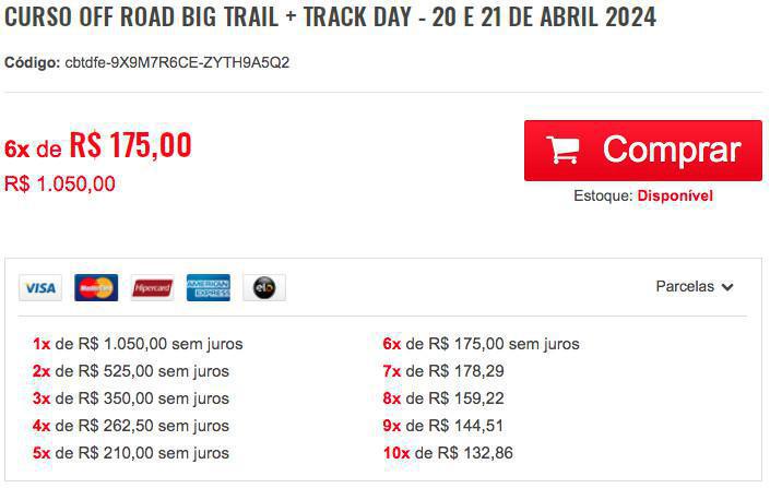 Pilotagem Big Trail Pilotagem Big Trail