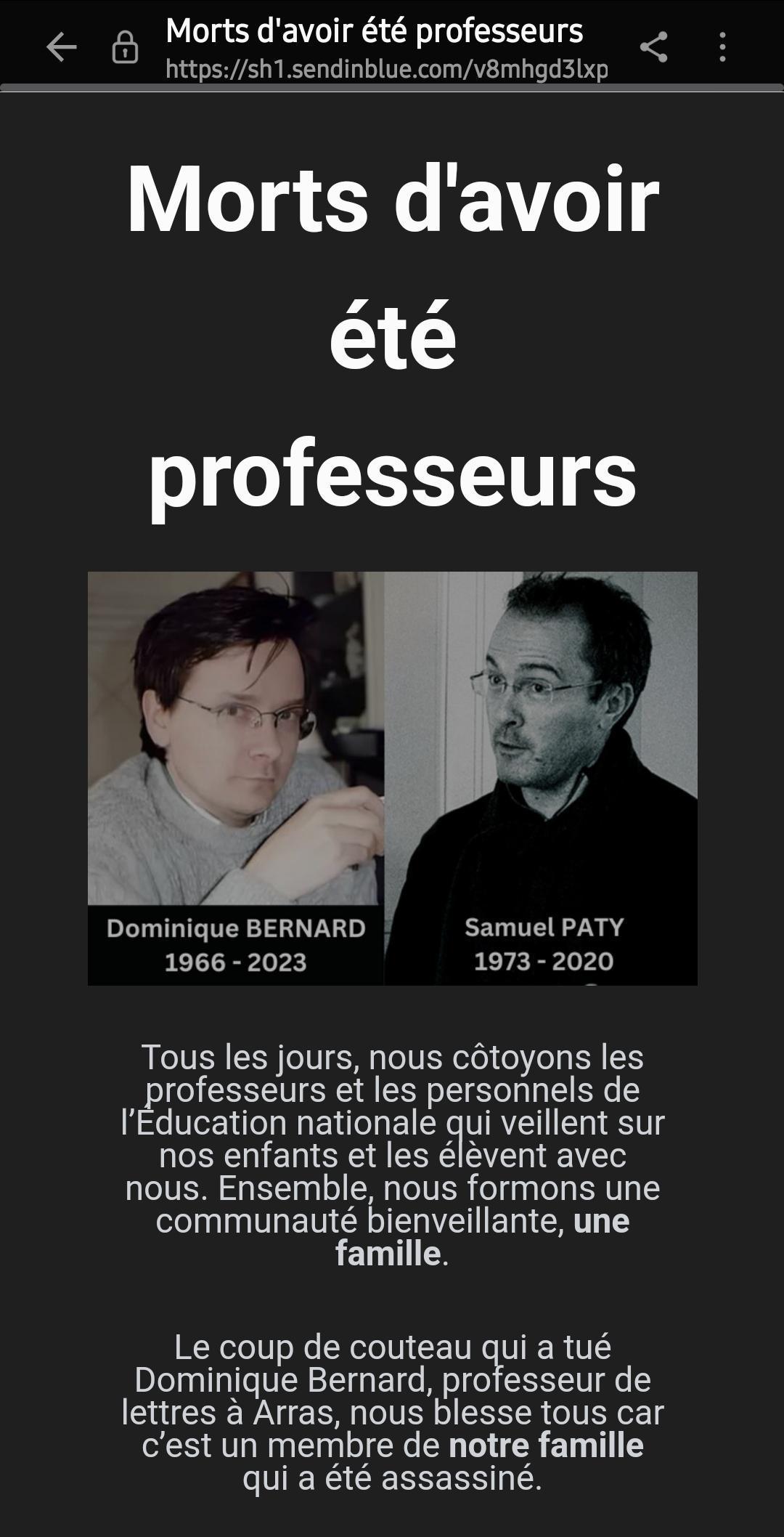 C'était un professeur,un simple professeur...