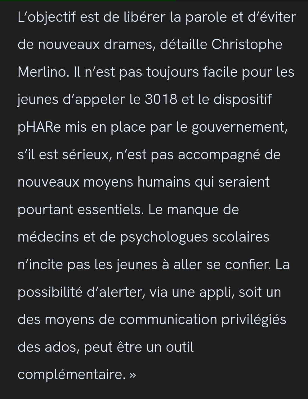 Article sur l'application FCPE 13 dans la revue des parents 
