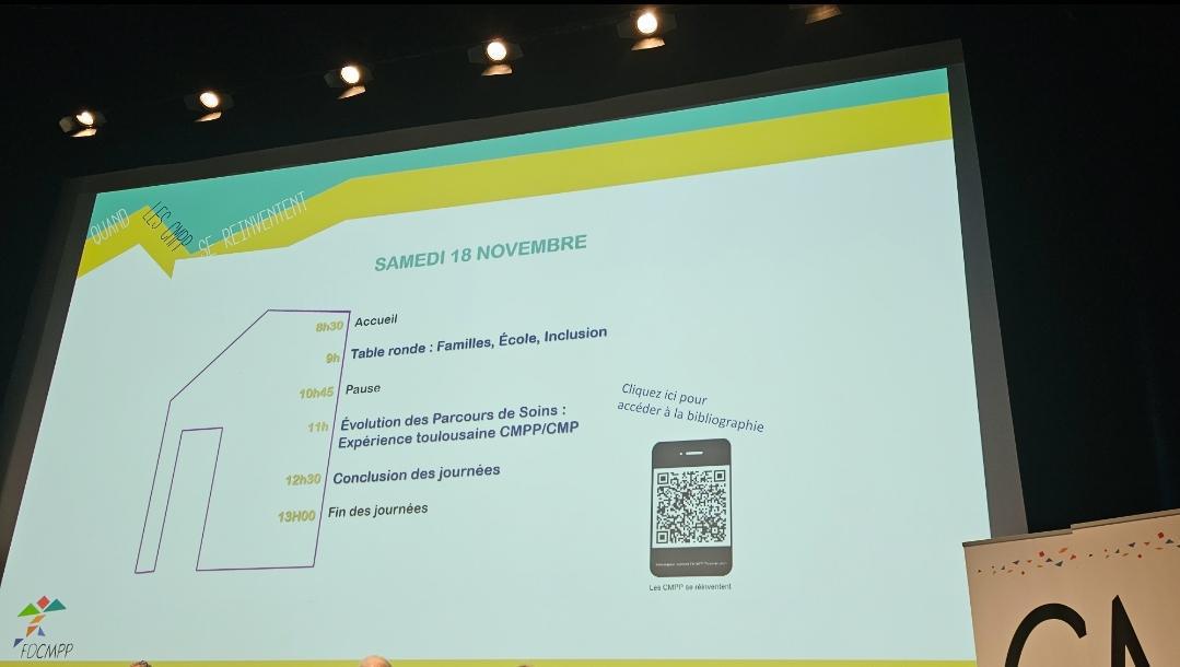 Journée d'étude des CMPP à Toulouse, intervention de Nathalie Haas,Référente Pôle Handicap scolarité Fcpe13