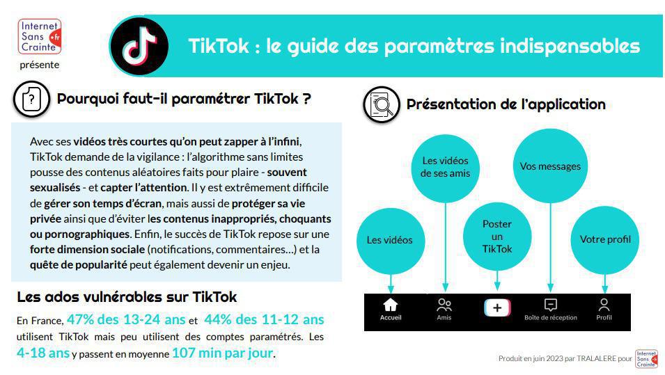 TIK TOK et votre ado : Internet Sans Crainte vous aide