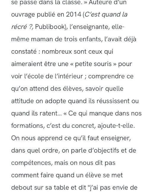 Portrait d'une enseignante de maternelle passionnée par son métier
