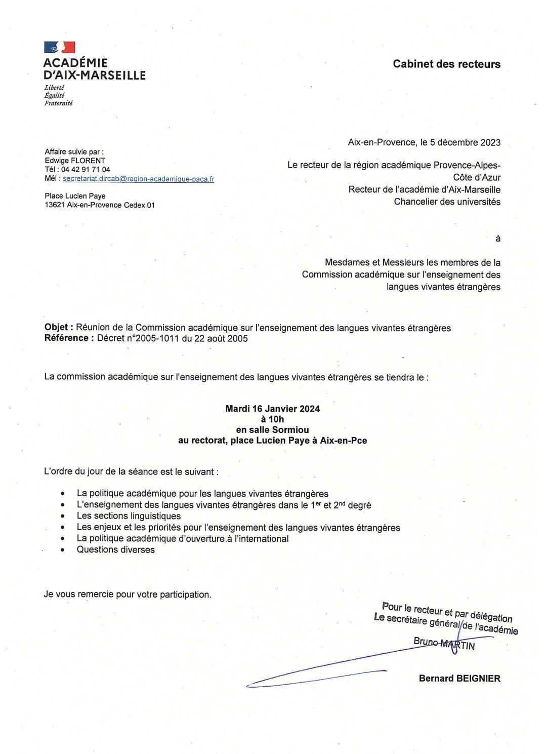 La FCPE13 en commission académique pour l'enseignement des langues vivantes étrangères au Rectorat: en PJ le power point