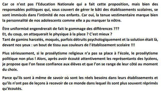  Conseil Académique de la Vie Lycéenne: la parole aux élèves!