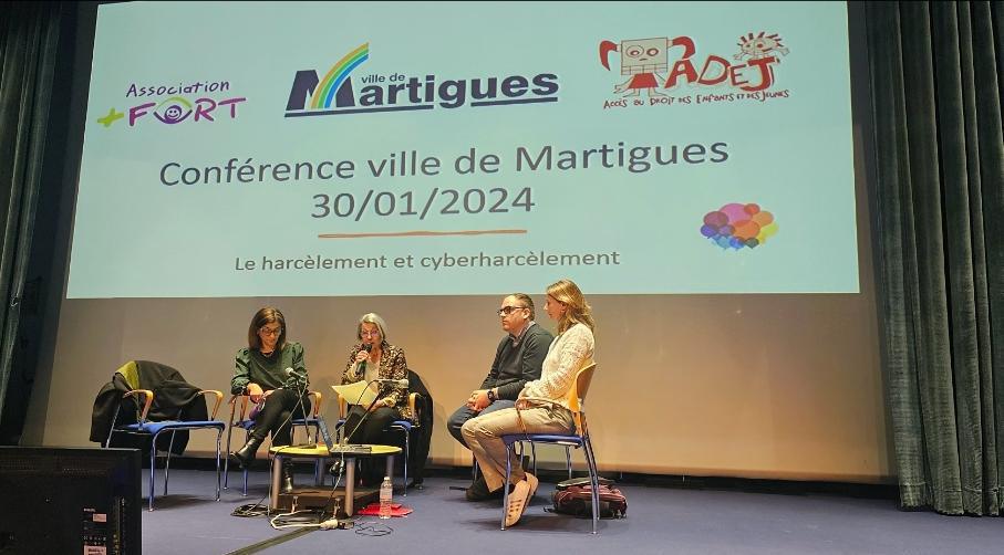 La FCPE13 participe à la conférence sur le harcèlement scolaire à Martigues