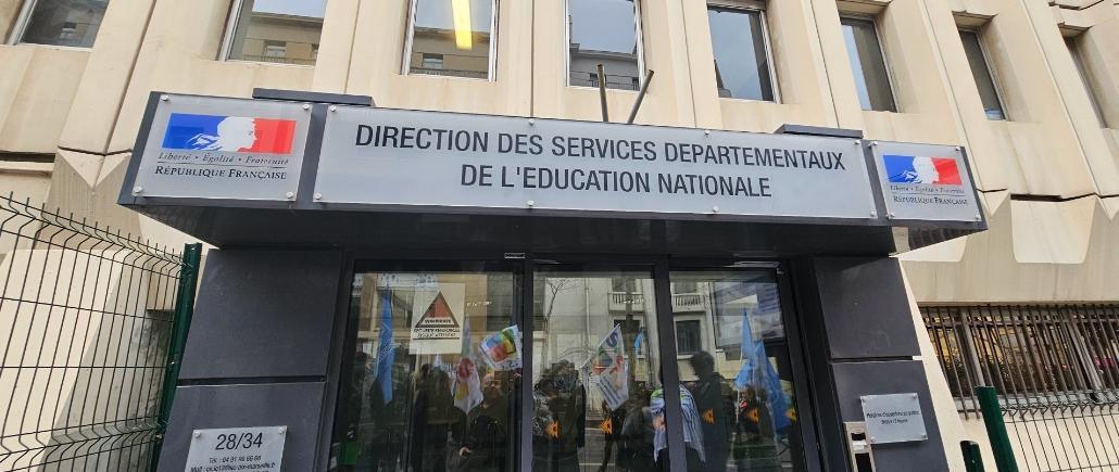 La FCPE13 était reçue par le Directeur Académique hier
