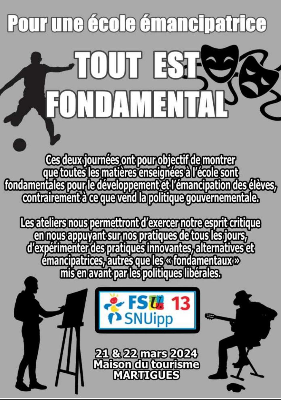La FCPE13 invitée par la FSU Martigues ce jour