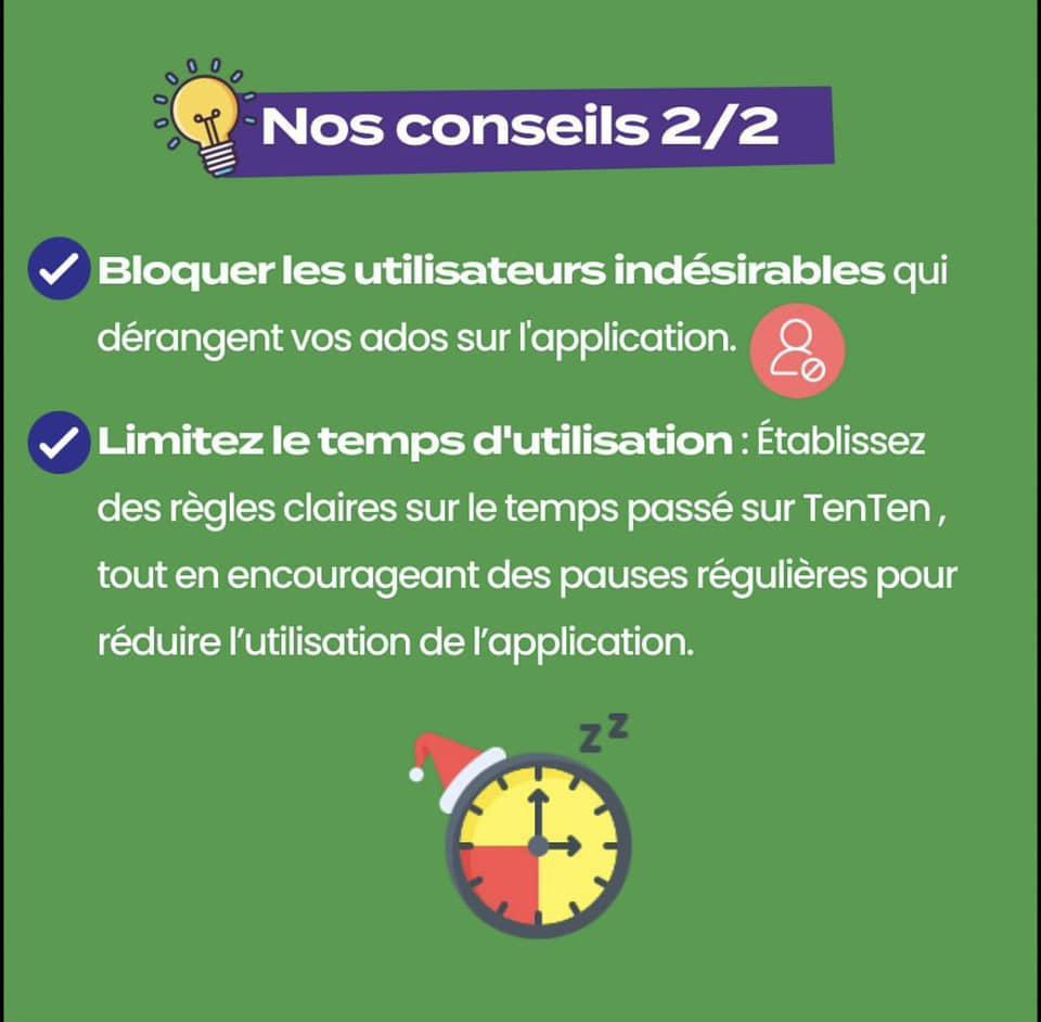 🚨#Parents, avez vous entendu parler de l'application #TenTen et sa fonctionnalité de talkie-walkie ? 