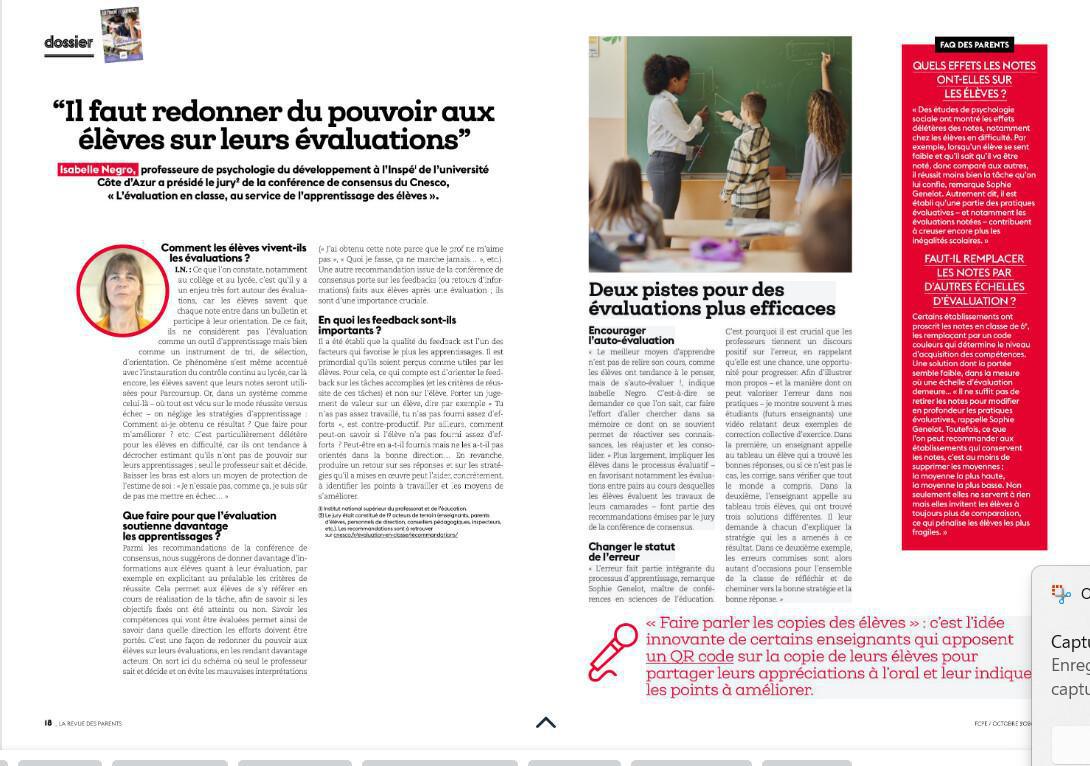 la revue des parents fcpe en accès libre!