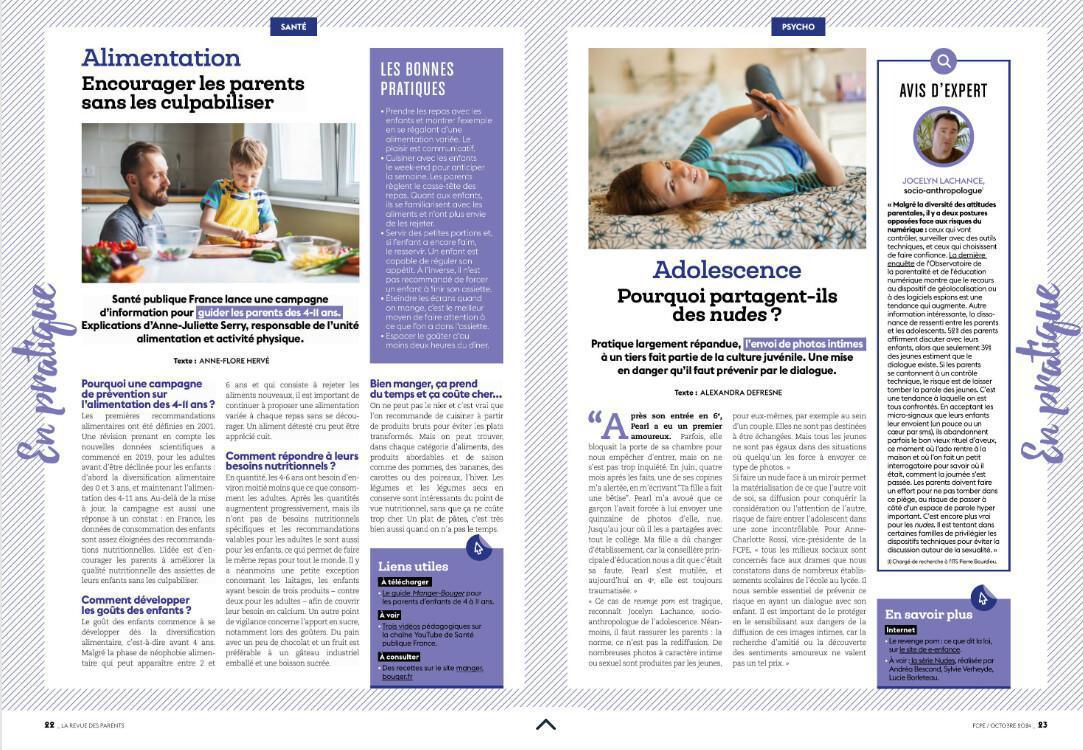 la revue des parents fcpe en accès libre!
