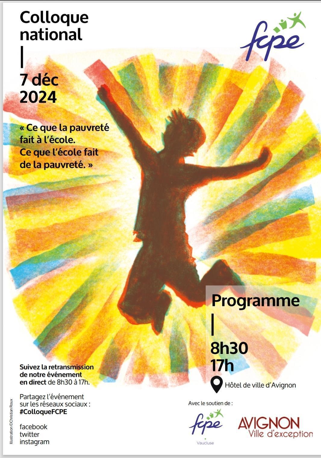 La FCPE13 présente au colloque national "ce que la pauvreté fait à l'école, ce que l'école fait de la pauvreté "
