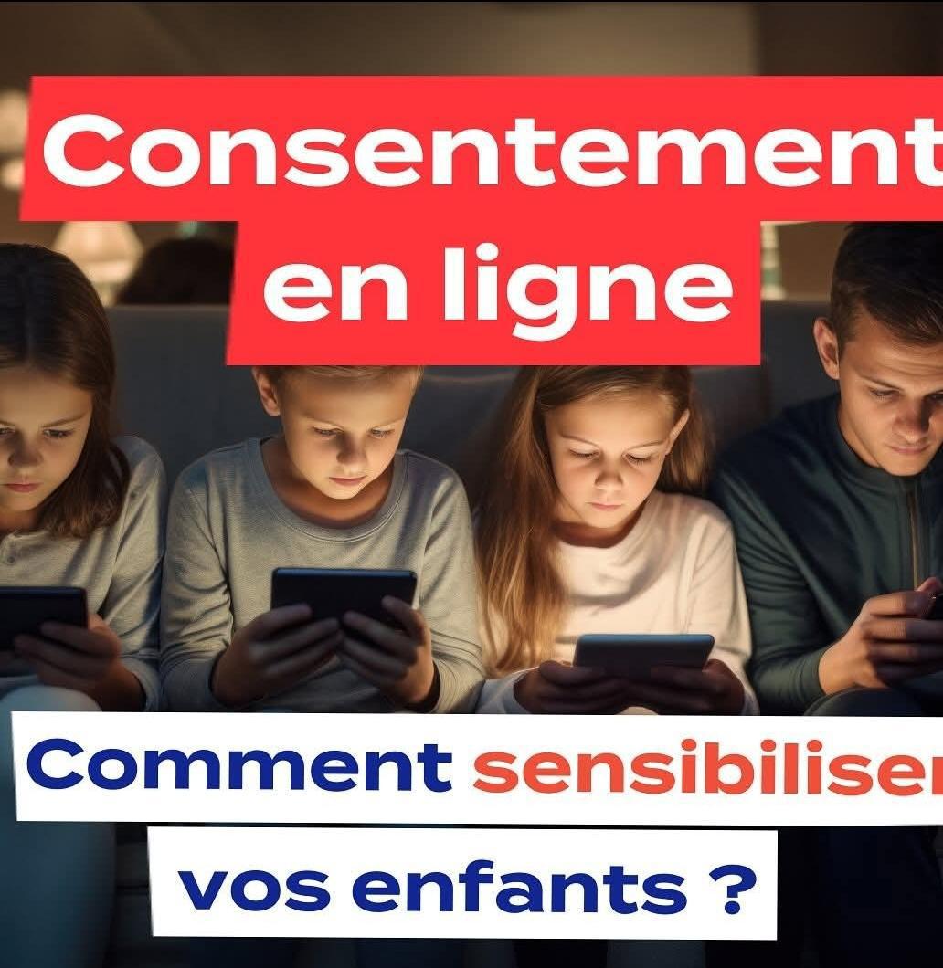 🤝Sensibiliser les enfants le plus tôt possible au consentement c’est leur donner les clés pour mieux vivre leurs échanges en ligne, apprendre à se protéger et prévenir le cyberharcèlement. 
