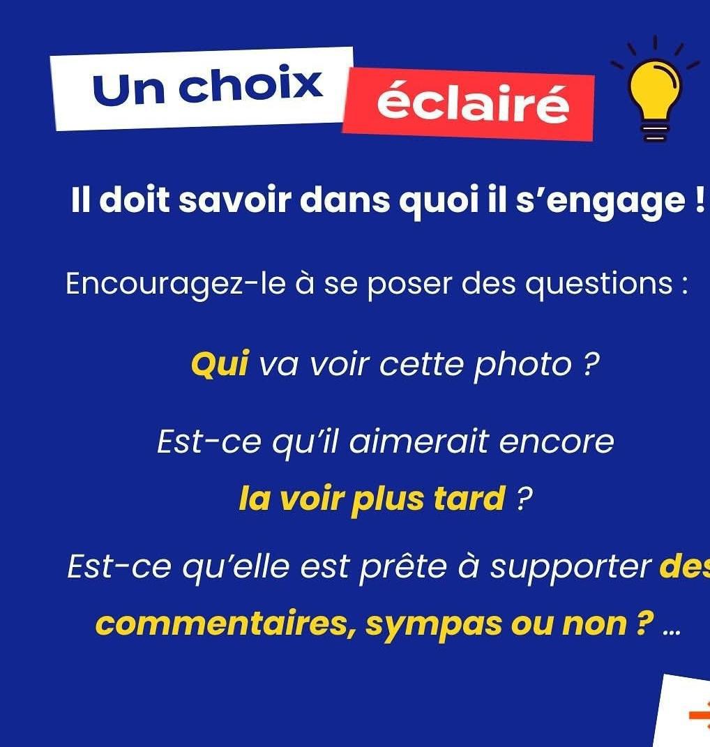 🤝Sensibiliser les enfants le plus tôt possible au consentement c’est leur donner les clés pour mieux vivre leurs échanges en ligne, apprendre à se protéger et prévenir le cyberharcèlement. 