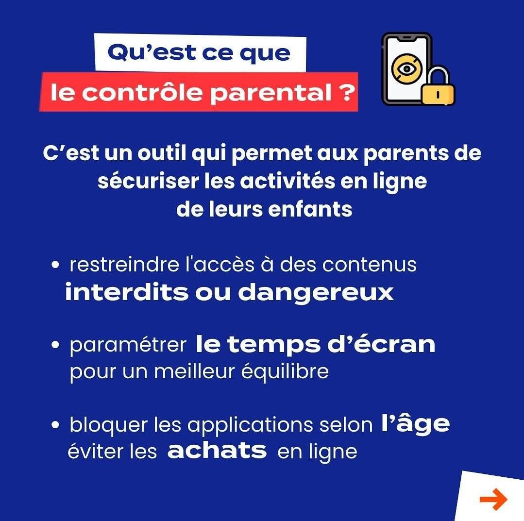 Contrôle parental ce qu'il faut savoir...