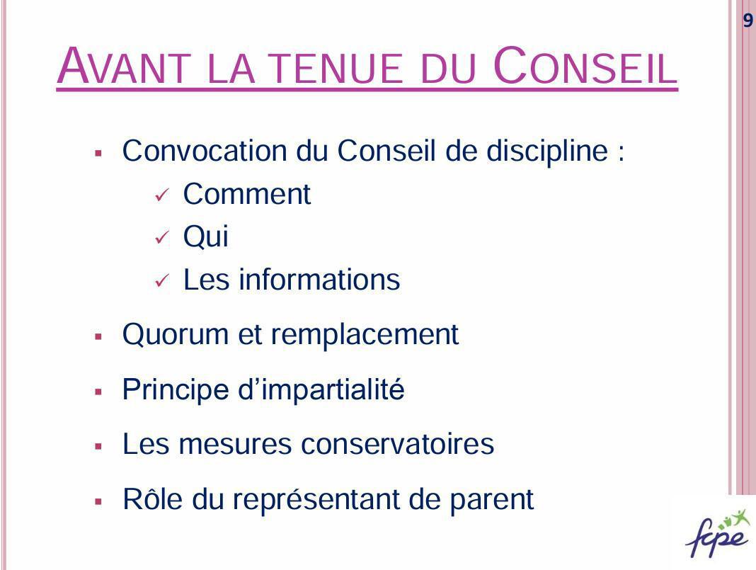Ressources procédures disciplinaires