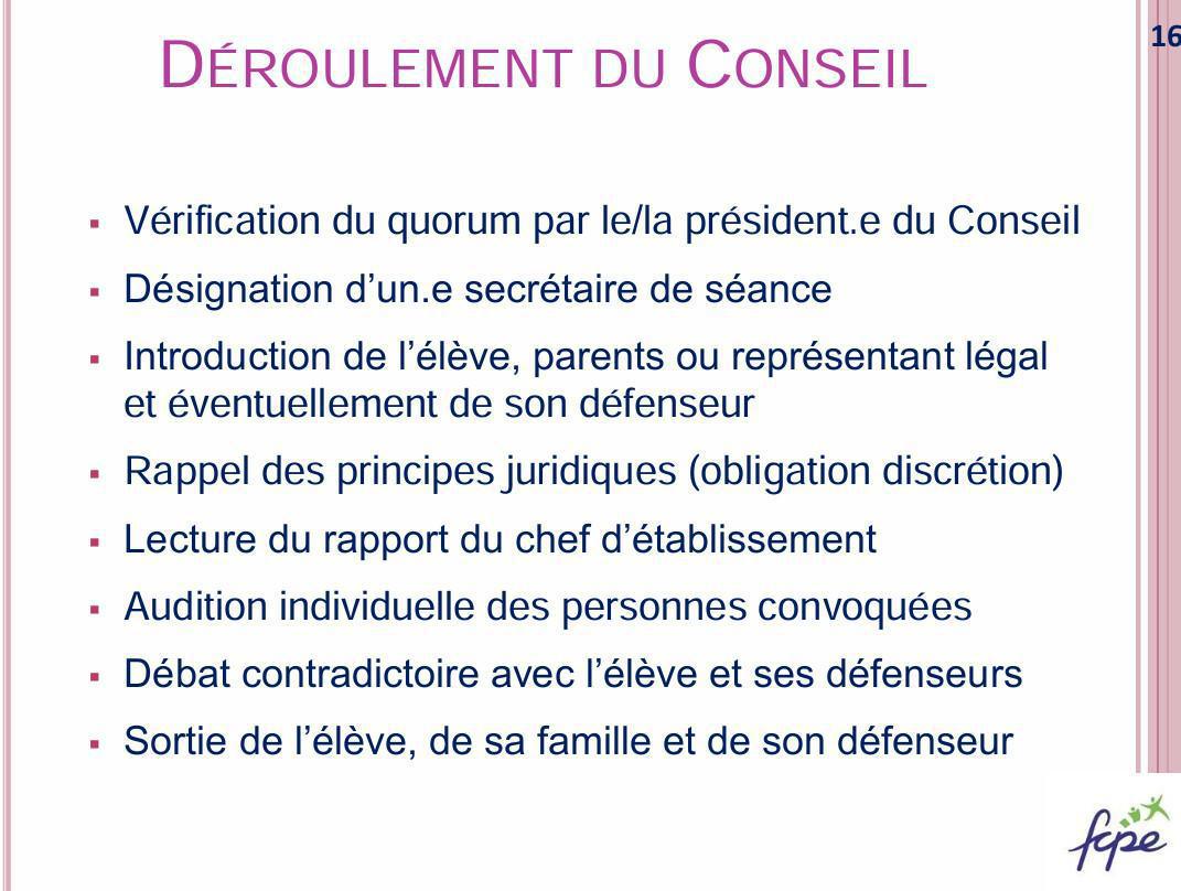 Ressources procédures disciplinaires